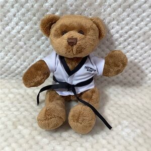 Taekwondo Teddy Bear Plush Martial Arts Uniform 6.5 inches 🥋